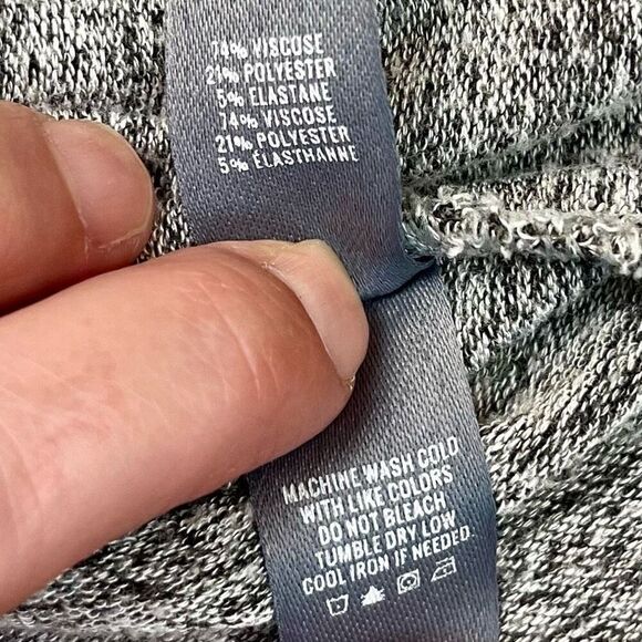 Aerie Just Add Leggings Gray Long Sleeve Open Back Sweater XS - Picture 12 of 12